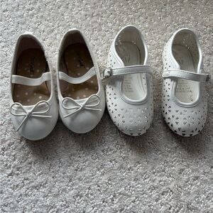 2 Pairs Toddler Girl Shoes sizes 5 & 6 holiday